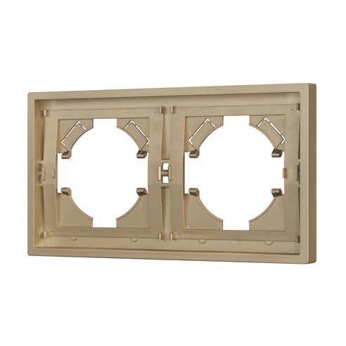 Рамка пластиковая FRM-TENDO-SFPL-2-GD (Arlight, -)