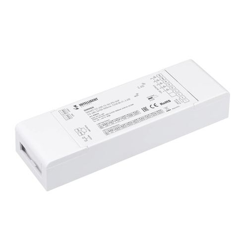 INTELLIGENT ARLIGHT Диммер SMART-CC-205-72-SH-PD-SUF (12-48V, 5x150-500mA, TUYA Wi-Fi, 2.4G) (IARL, IP20 Пластик, 5 лет)