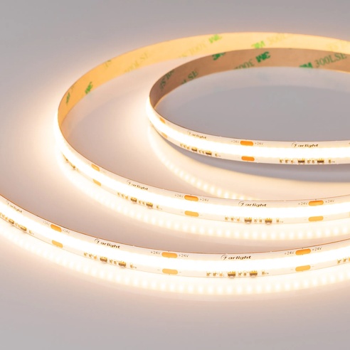 Лента COB-X560-10mm 24V Dim-To-Warm (14 W/m, IP20, 5m) (Arlight, Dim-To-Warm)