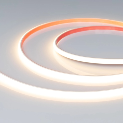 Лента герметичная COB-PSW-X480-8mm 24V Warm3000 (6 W/m, IP67, TWP100, 5m) (Arlight, CRI>90)