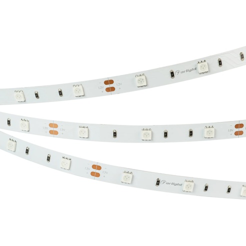 Лента светодиодная RT 2-5000 12V Red (5060, 150 LED, LUX) (Arlight, 7.2 Вт/м, IP20)
