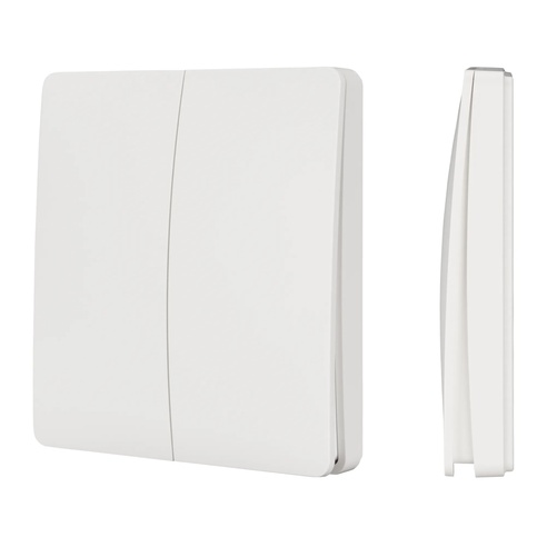 INTELLIGENT ARLIGHT Кнопочная панель KINETIC-801-22-2G-WP-SUF White (No battery, IP67, 433Mhz) (IARL, IP67 Пластик, 3 года)