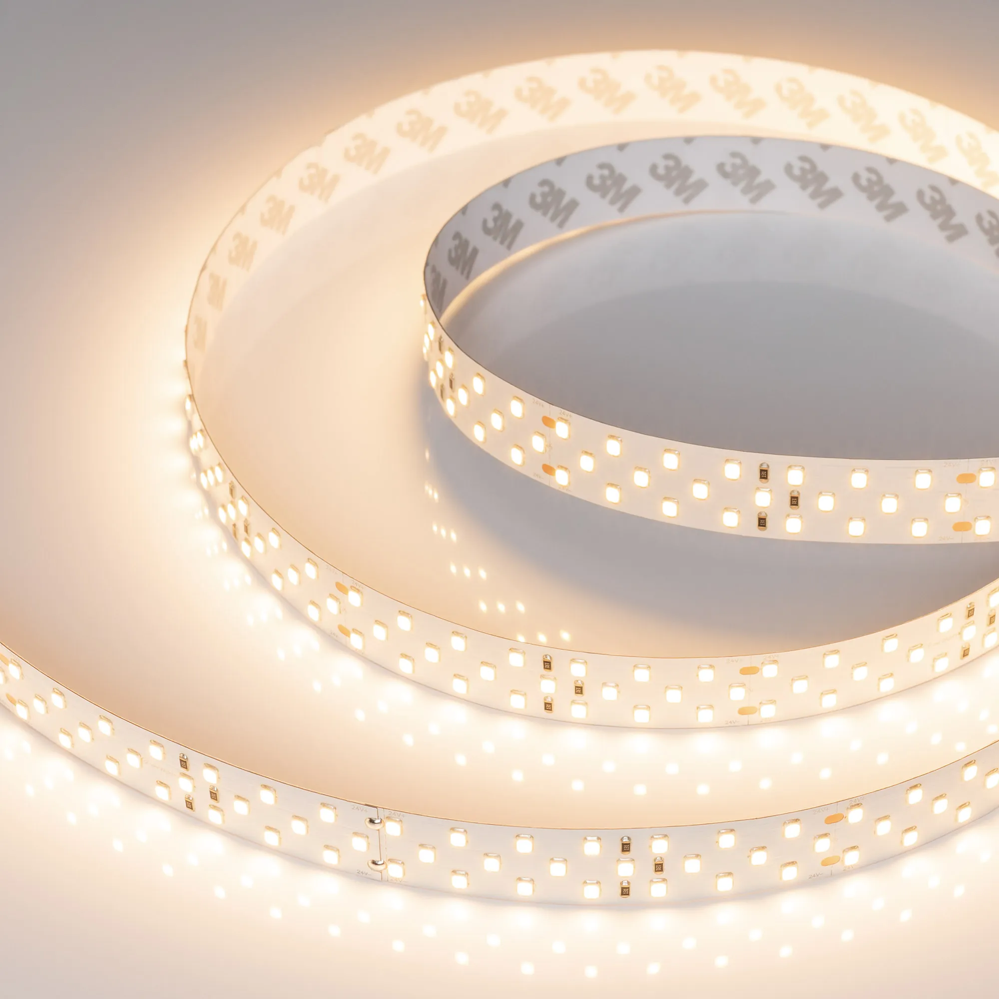 Лента светодиодная RT-A252-19mm 24V Warm3000 CRI98 (27 W/m, IP20, 2835, 5m) (Arlight, Открытый)