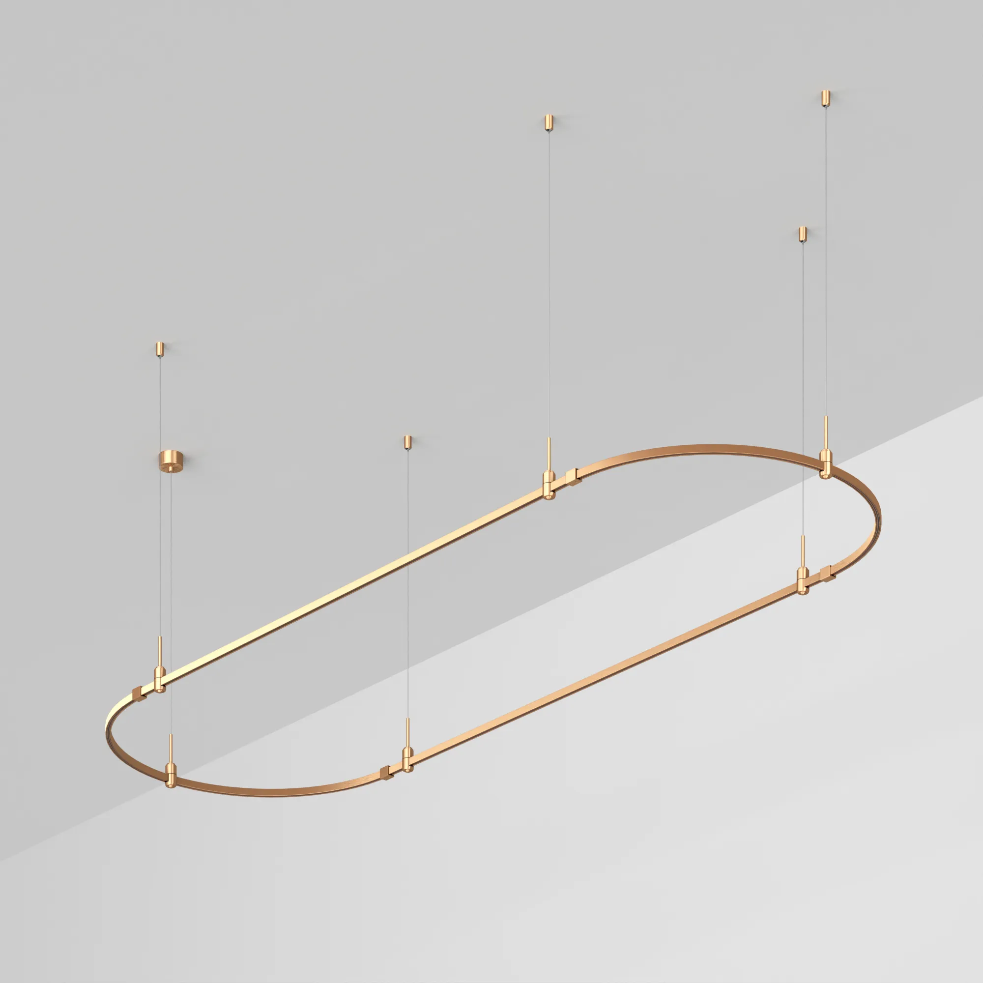 Трек ART-APRIORI-OVAL-HANG-3000x1000 (GD) (Arlight, IP20 Металл, 3 года)