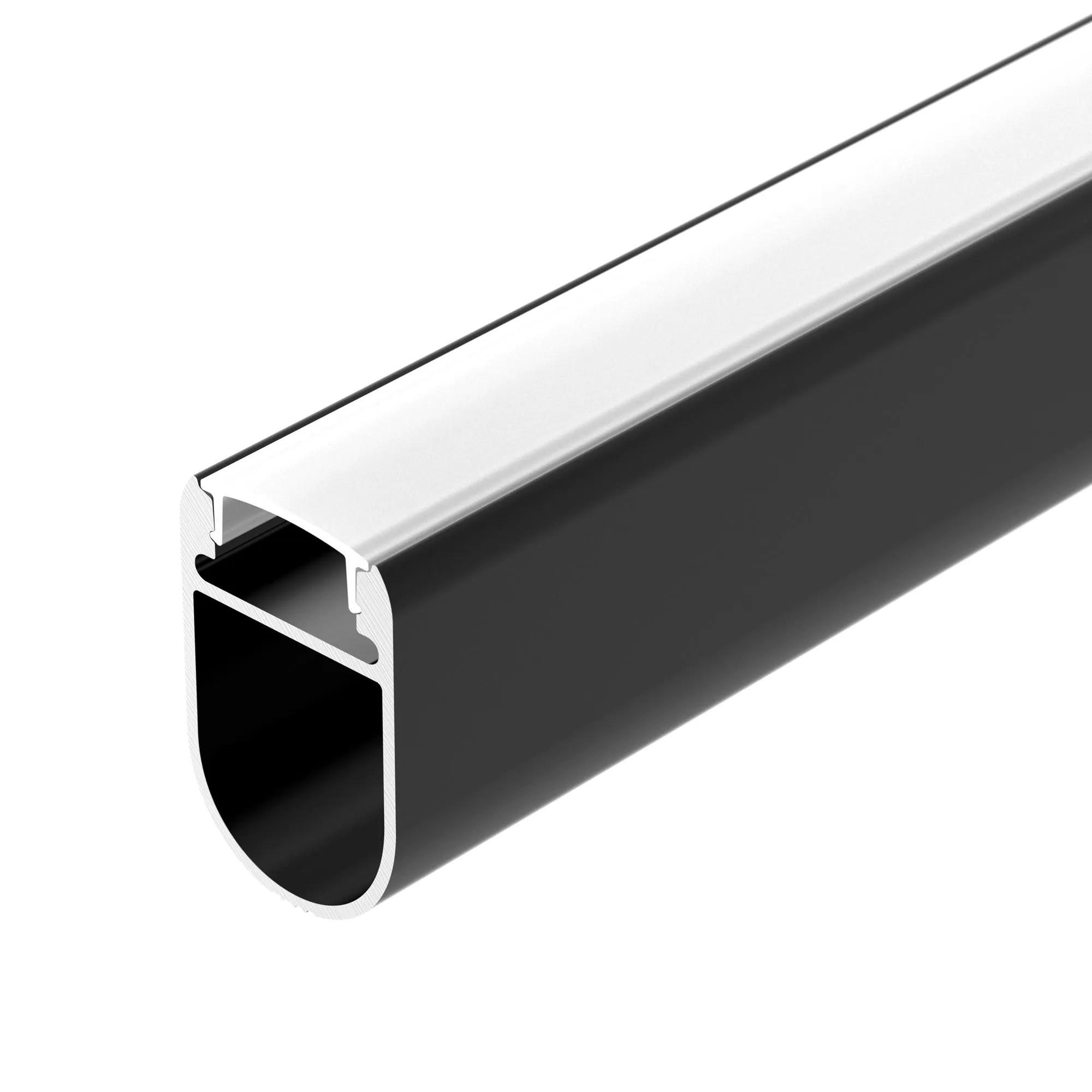 Профиль WARDROBE-1930-2000 ANOD BLACK (Arlight, Алюминий) - изображение товара