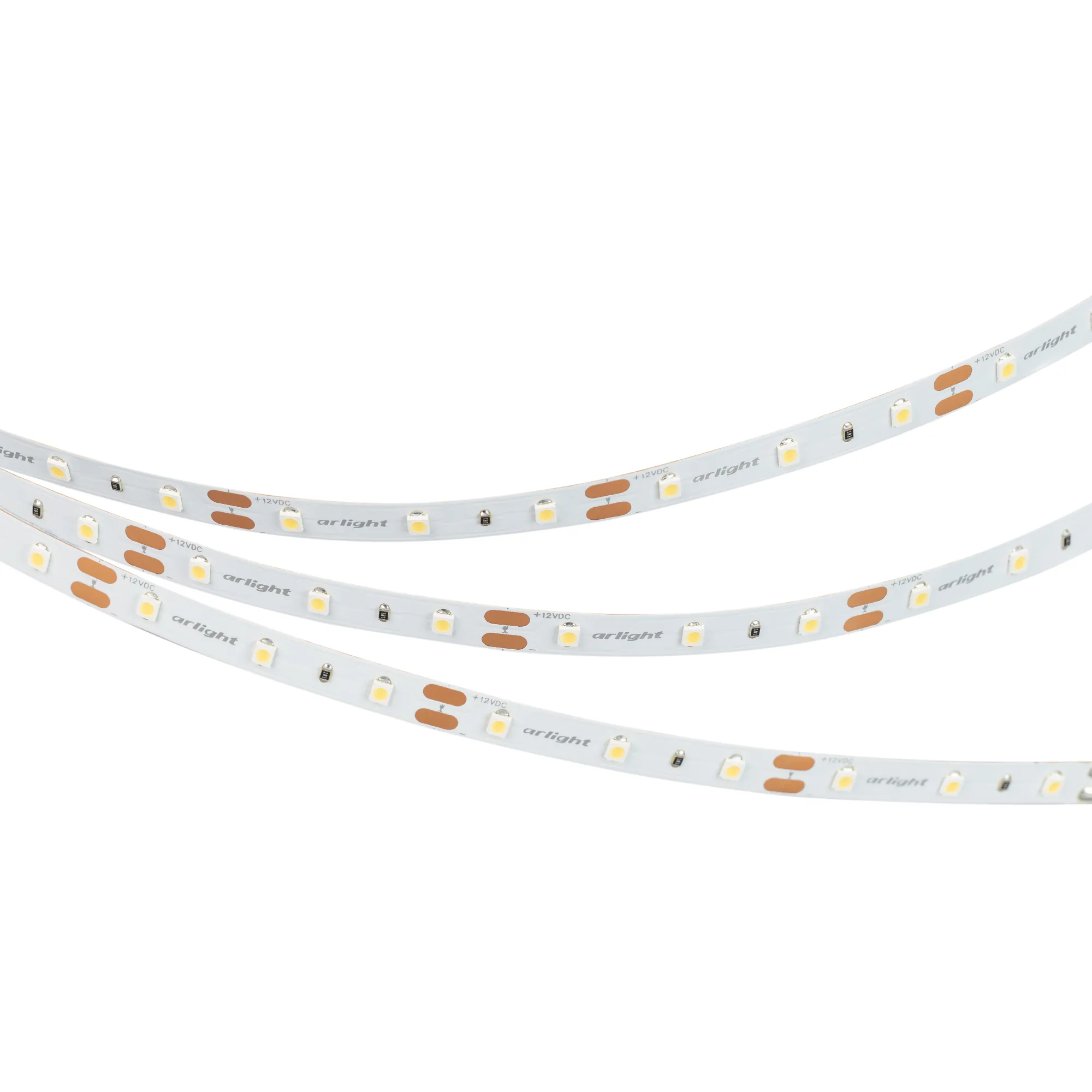 Лента светодиодная NT-A60-8mm 12V Day5000 (4.8 W/m, IP20, 3528, 5m) (Arlight, Открытый)