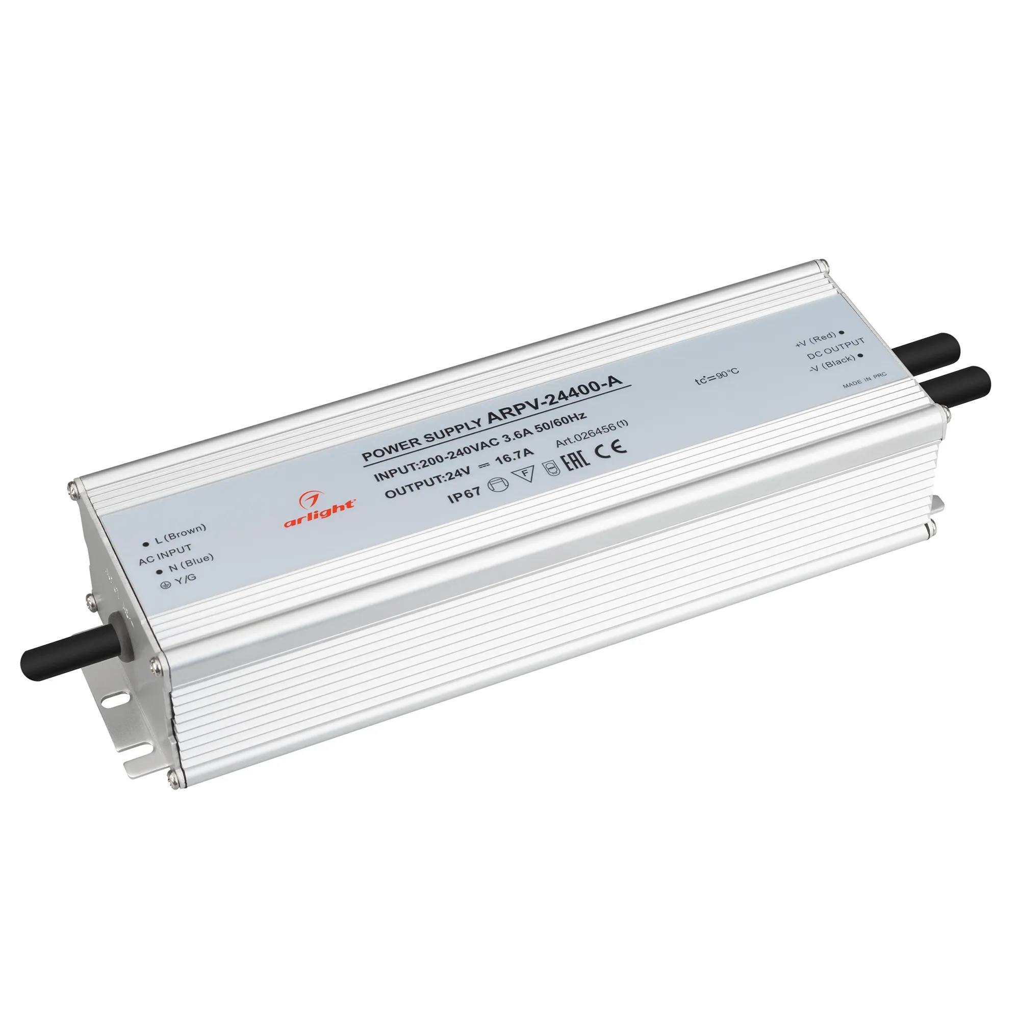 Блок питания ARPV-24400-A (24V, 16.7A, 400W) (Arlight, IP67 Металл, 3 года)